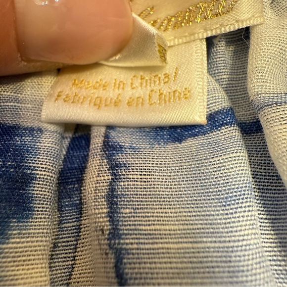 Shoshanna Catalina Dress • Blue Watercolor Plaid • Size 4 - Picture 8 of 11